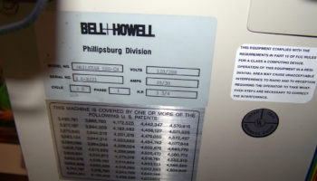 Bell & Howell Mailstar 500 4 station MBO GBR AUI